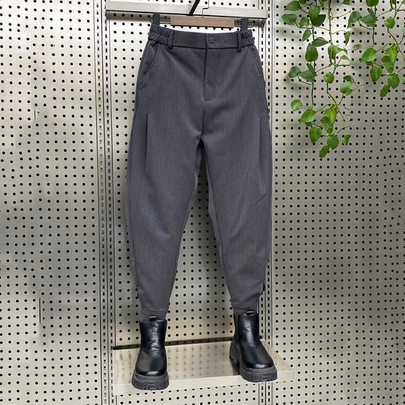 Loose Ankle-Length Harem Casual Trousers