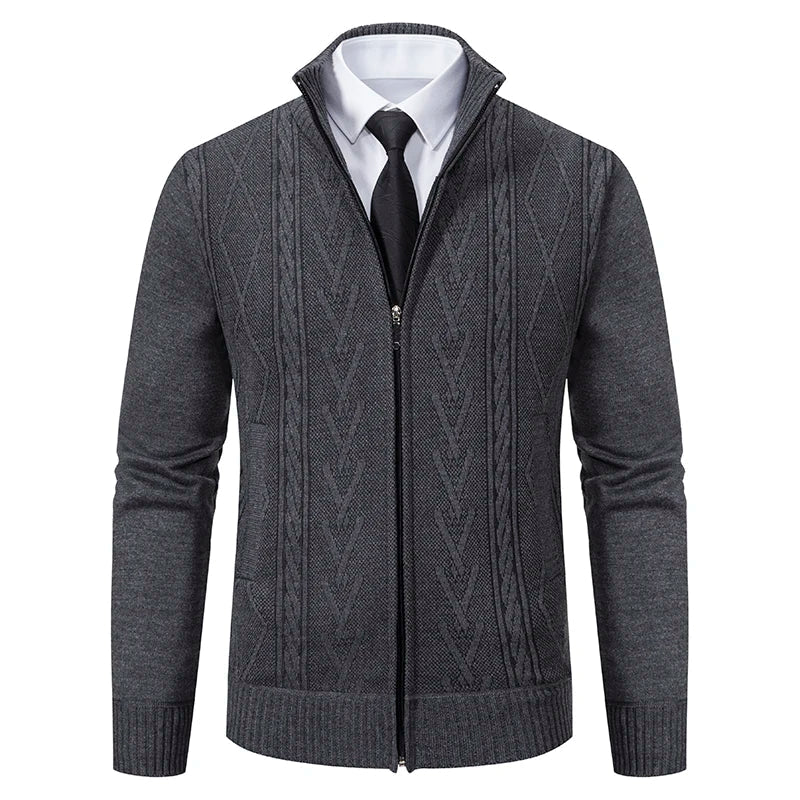 VALTREO™ Warm Men’s Cashmere Knit Jacket