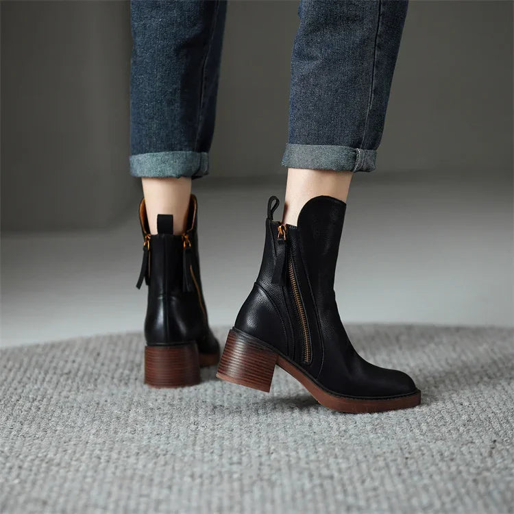 Alyssa Leather Boots