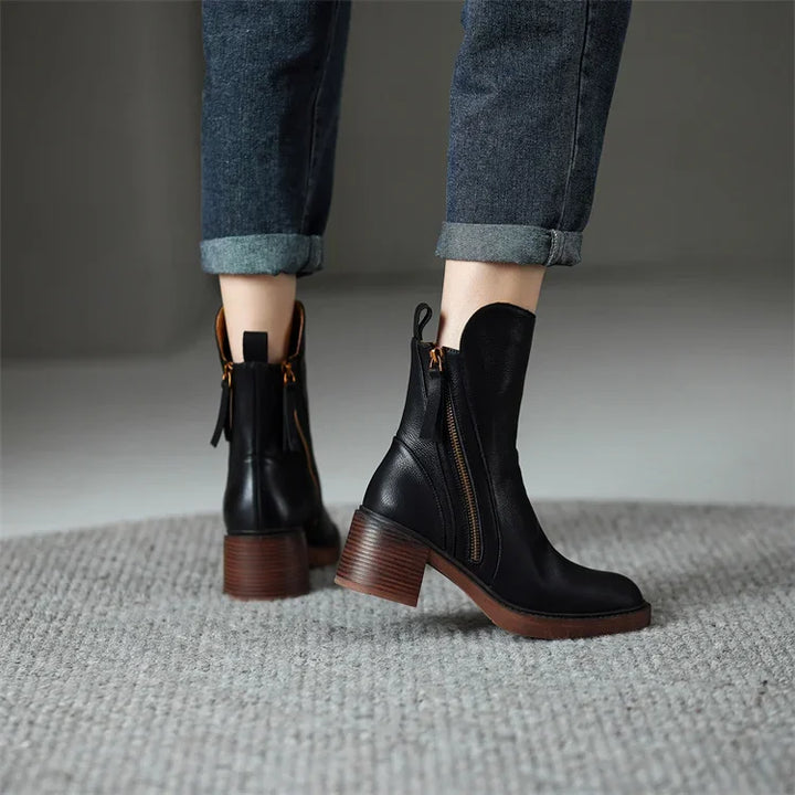 Alyssa Leather Boots