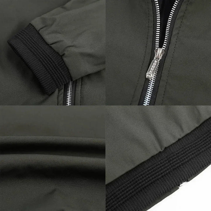ALVESCO™ Men’s Solid Color Bomber Jacket