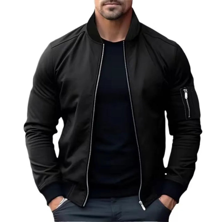 ALVESCO™ Men’s Solid Color Bomber Jacket