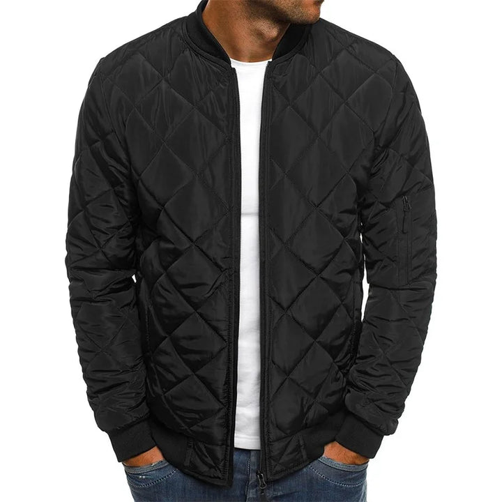 LORENZO™ Diamond Pattern Cotton Jacket