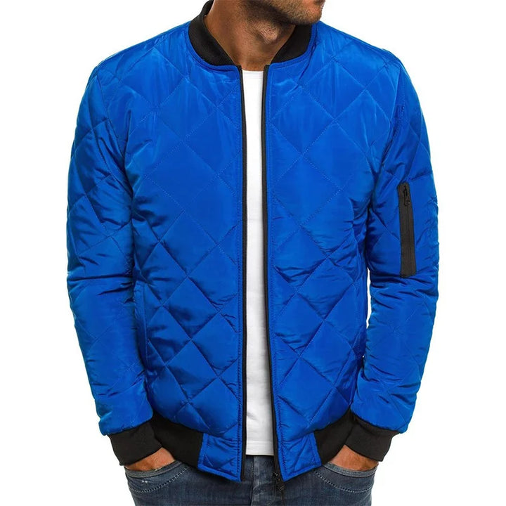 LORENZO™ Diamond Pattern Cotton Jacket