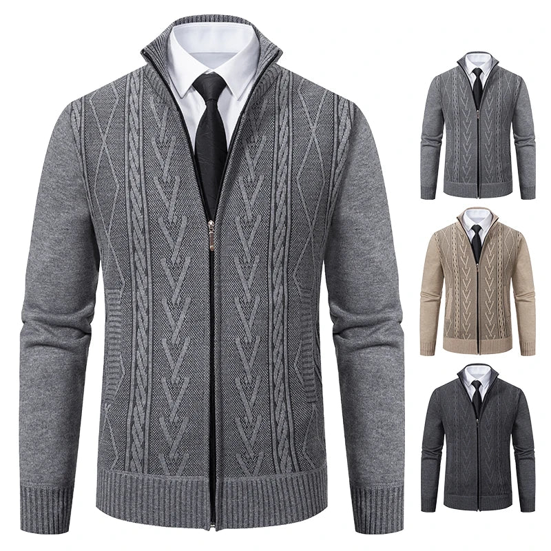VALTREO™ Warm Men’s Cashmere Knit Jacket