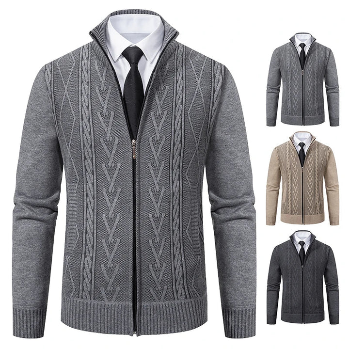 VALTREO™ Warm Men’s Cashmere Knit Jacket