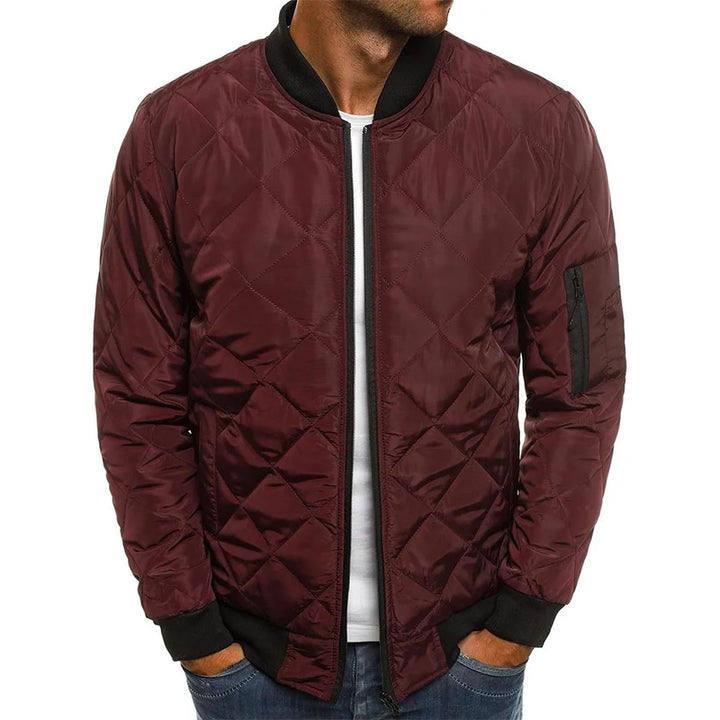 LORENZO™ Diamond Pattern Cotton Jacket