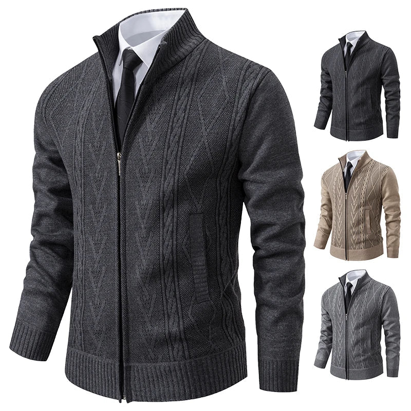 VALTREO™ Warm Men’s Cashmere Knit Jacket