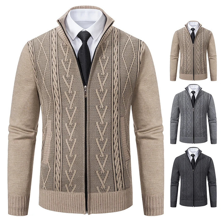 VALTREO™ Warm Men’s Cashmere Knit Jacket
