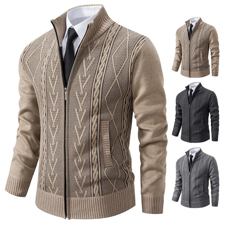 VALTREO™ Warm Men’s Cashmere Knit Jacket