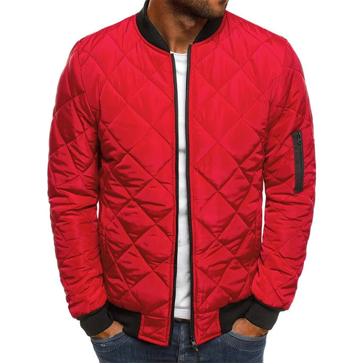 LORENZO™ Diamond Pattern Cotton Jacket