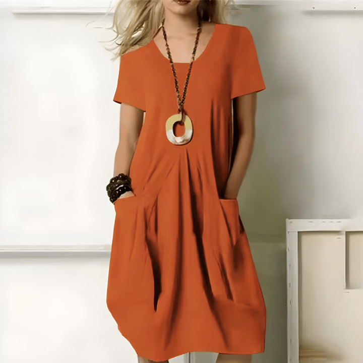 KRESZENTIA AND BREATHABLE MIDI DRESS